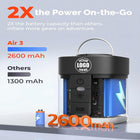 Super Fast Mini Electric Air Pump With Camping Light