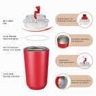 14 oz Travel Coffee Mug Stainless Steel Vacuum Cup