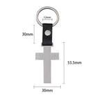 Custom Cross Metal Keychain