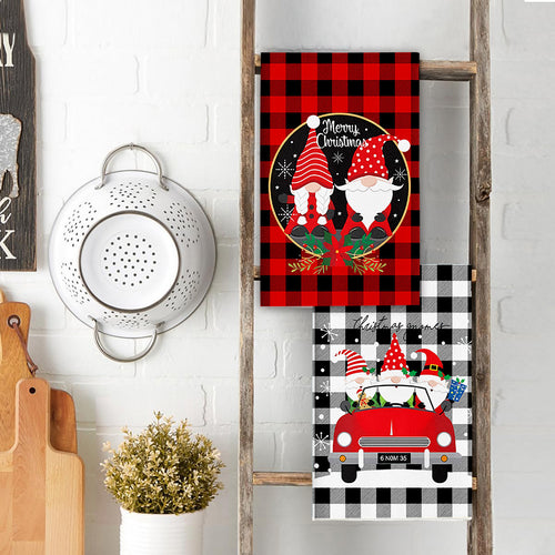 Christmas Gift Hanging Kitchen Towel Absorbent Hand Drying
