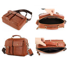Vintage Men's Genuine Leather Briefcase Handbag