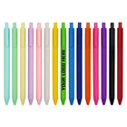 Solid Color Frosted Push-Up Neutral Pen