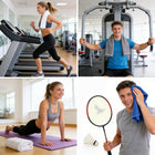 Pure Cotton Sweat-Absorbing Fitness Towel