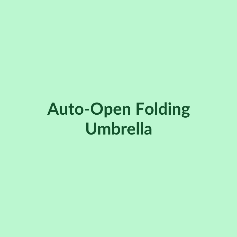 Auto-Open Folding Umbrella
