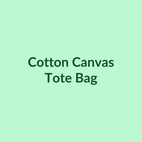 Cotton Canvas Tote Bag
