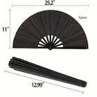 Bamboo Frame Full-Color Folding Hand Fan Large Size
