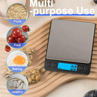 Easy Measure Digital Kitchen Scale With Food Tray