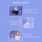 Portable Square Mini Fan With 800mAh Phone Stand Design