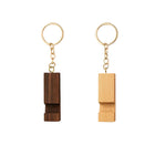Wooden Phone Stand Keychain