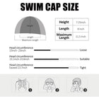 Premium Silicone Swim Cap Comfortable Stretch Fit
