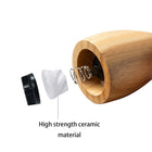 Multifunction Wooden Salt & Pepper Grinder Mill For Kitchen