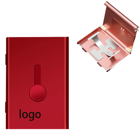 Automatic Stainless Steel Card Case