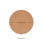 3.5" Round Cork Coaster