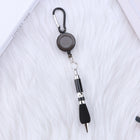Carabiner Retractable Badge Reel With Pen