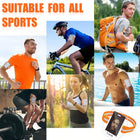 Reflective Armband Card Holder with Adjustable Elastic Strap