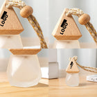 8ml Diamond Frosted Perfume Bottle Pendant