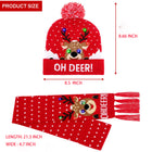 LED Knit Beanie & Scarf Gift Set