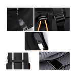 Casual Laptop Backpack With Usb Charging Port For Men