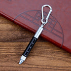 6 In 1 Metal Tool Pen With Carabiner
