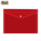A4 Snap Button File Bag - Transparent