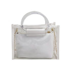 Clear Crossbody Bag with Removable Wristlet Pouch/ Tote Bag