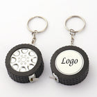 Tyre Shaped Tape Measure With Keychain