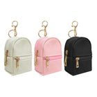 Mini PU Leather Backpack Keychain Cosmetic Pouch Coin Purse