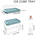 With Container Mini Pinball Lattice Mold Round Ice Cube Tray