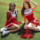 Metallic Cheerleading Squad Spirited Pom Poms