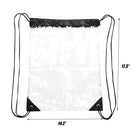 Clear Waterproof Stadium Drawstring Backpack
