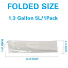 Clear Plastic Foldable Water Container Bag