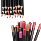 3-In-1 Wooden Lip Brow Eyeliner Pencil For Makeup