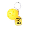 Pickleball Racket Zinc Alloy Keychain