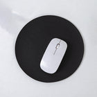 Round Pu Leather Non-Slip Mouse Pad