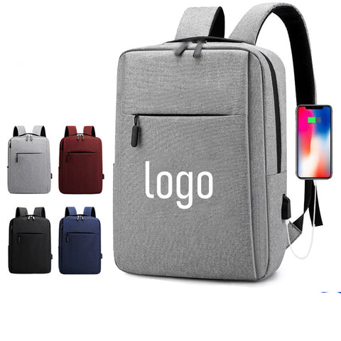 Large-Capacity Men'S Usb Computer Bag