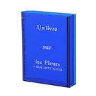 Modern Acrylic Clear Book Shaped Vase For Home Office Hotel