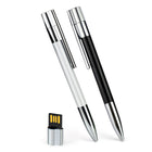 Metal USB 8GB Flash Drive With Ballpoint Pen