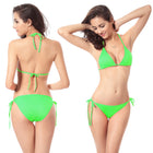 Simple Women'S Solid Colored Swim Split Set