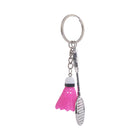 Badminton Keychain Pendant