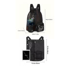 Beach Mesh Drawstring Backpack With Wet Pocket