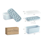 Honeycomb Ice Cube Silicone Mold With Storage Box