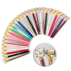 Large Crystal Diamond Metallic Finish Ballpoint Pen