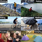 Adults Reusable With Drawstring Hood Eva Rain Coat Ponchos