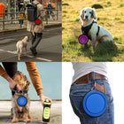 Portable Pet Folding Bowl Slow Food Bowl Hanging Dog Bowl
