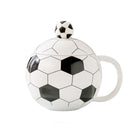 Football-Shaped Ceramic Mug