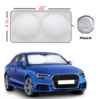 Car Windshield Sun Shade with Storage Pouch