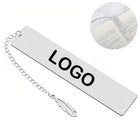 Metal Bookmark with Leaf Pendant