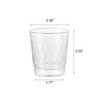 Small Disposable Transparent Plastic Cups Shot Glass