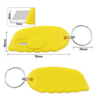 Retractable Box Cutter With Keyring Pocket Knife Keychain