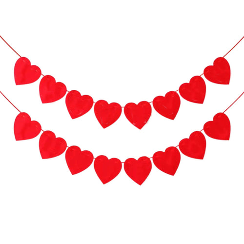 Christmas Heart Pull Banner